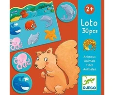 Lotto Djeco Loto žaidimas - Gyvūnai (30 vnt.) ( DJ08120 )