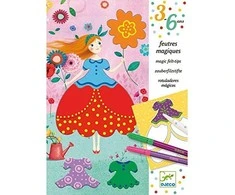 Djeco Spalvinimas magiškais flomasteriais - Marijos suknelės ( DJ09886 )