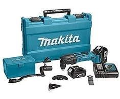 MAKITA DAUGIAFUNKCINIS ĮRANKIS 18V 2 x 3.0Ah Li-ION + PRIEDAI + MAKPAC DĖKLAS