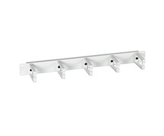 EFB EFB 48,26 cm 19 colių 1U kabelių valdymo skydelis su 5 plastikiniais laikikliais, RAL7035 pilka, 70 mm laikiklio ilgis