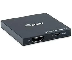 Equip Equip HDMI Splitter 1.4 2 Port Ultra Slim 4K/30Hz juodas EndlessOS