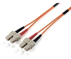 Equip Įrengti Įrengti Photooptic Patchcord SC - SC Singlemode Duplex OS2, 2m, geltona (253332)