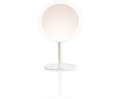 Kosmetinis pastatomas veidrodis su apšvietimu ETA Fenité Cosmetic Mirror, Baltos spalvos