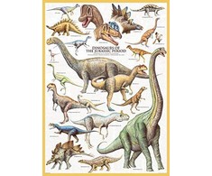 Eurographics Dėlionė 1000 vnt. - Juros periodo dinozaurai