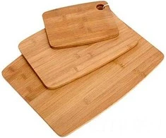 Excellent Houseware Pjaustymo lenta bambukinė 3 vnt.