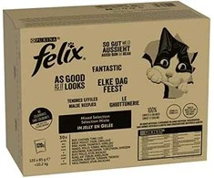 Purina Nestle Drėgnas Kačių Maistas - Purina Felix Mix 120x85g