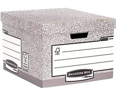 „Fellowes Bankers Box System“ FSC sertifikuota didelė „FastFold“ archyvavimo dėžė (01810-FFEU)