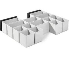 FESTOOL Set 17 plastikas containers 60x60/120x71 3xFT