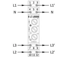 F&amp;F LK-BZ-3 G 3x230 V + N 2892