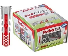 Fischer Univ. dvikomp. kaištis 8x40 mm, 100 vnt.