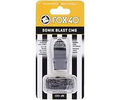 Fox40 švilpukas su styga 40 Sonik Blast CMG (38032)