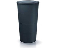 Prosperplast lietaus vandens talpa SMOOTH 200L, antracito spalvos