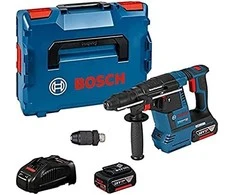 Perforatorius Bosch GBH 18V-26 F Professional; 2,6 J; SDS plius; 2x5,0 Ah akum. + L-BOXX 136