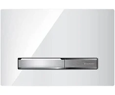 Geberit taustiņš Sigma50, 266x164 mm, balts/hroms