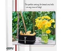 Gefu BRUNCH duonos krepšelis, juodas Gefu