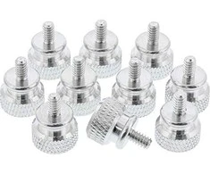 InLine 12 mm korpuso varžtai Sidabrinis 10 vnt (77770)