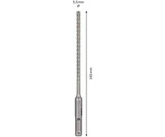 Bosch SDS-plus-7X grąžtas 5x100x165mm, 10 vnt.