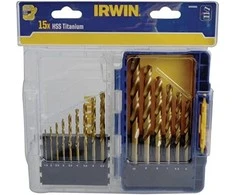 Grąžtas Stanley Irwin Grąžtų rinkinys HSS Titanium 1-10 mm 15 vnt.