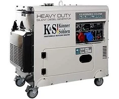 KÖNNER &amp; SÖHNEN dyzelinis generatorius 7,0 kW 230 / 400 V KS 9200HDES-1/3 ATSR (EURO V)
