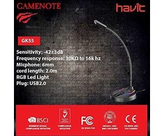 "Havit GK55 RGB" žaidimų mikrofonas