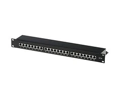 helos Cat.6a LSA 19" Patch Panel 1U 24 porty