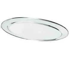 Plieninis padėklas mėsai ir šaltiems gabalams, ovalus, ilgis 40 cm - Hendi 404409