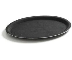 Neslystantis padavėjo padėklas, apvalus, skersmens. 50cm juoda - Hendi 508787
