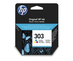 Hewlett Packard (HP) HP 303 trispalvė rašalo kasetė