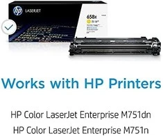Hewlett Packard (HP) HP 658X (W2002X), geltona kasetė