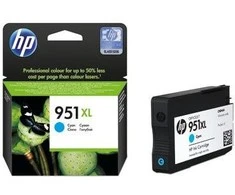 Hewlett Packard (HP) HP 951XL didelio našumo žalsvai mėlynos spalvos rašalo kasetė, 1500 puslapių, skirta Officejet 8600 Pro