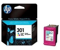 Hewlett Packard (HP) HP 301 trijų spalvų rašalo kasetė, 165 puslapiai, skirta HP Deskjet 1000, 1050, 2050, 3000, 3050
