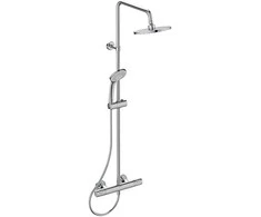 Stacionari dušo sistema Ideal Standard Ceratherm T25, su Ø200 galva ir rankiniu dušu, chrom