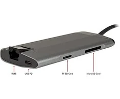 „Inter-Tech“ prijungimo stotis „Argus GDC-802 USB-C 1xHDMI Mobile“.