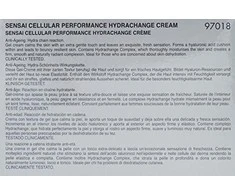Kanebo Sensai Cellular Performance Hydrachange Kreminis drėkinantis kremas veidui 40ml