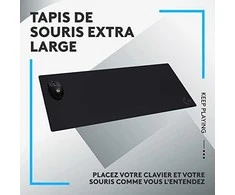 Logitech G840 Juodas (900 x 400 x 3mm) (Juodas) Pelės Kilimėlis