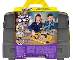 Spin Master Kinetic Sand Kinetinis smėlis – sulankstoma statybinė smėlio dėžė (6055877)
