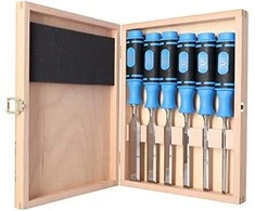Kirschen Firmer Chisel Set 6 vnt 1108 HK medinėje dėžutėje 1108000