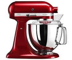 Virtuvinis kombainas KITCHENAID 5KSM175PSECA Artisan Elegance, Raudonos spalvos