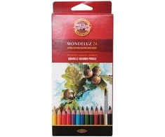 Akvareliniai pieštukai Mondeluz Koh-i-noor 24 sp