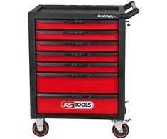 Įrankių vežimėlis RACINGline, 7 stalčiai, KS Tools