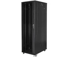 Lanberg | Rack tipo 19 colių laisvai pastatoma spintelė 42U/800x1000 (plokštos konstrukcijos) | FF01-8042-12B | Juodas