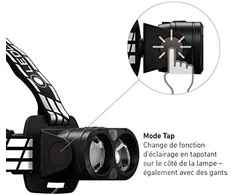 LED Lenser Galvos Žibintas - Ledlenser H19R Juodas