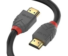HDMI Laidas - LINDY Anthra Line HDMI Laidas M/M, Standartinis, 7.5 m, Juodas