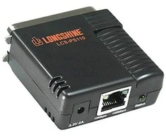 Spausdinimo serveriai Longshine Longshine spausdinimo serveris 100Mbit 1x lygiagretus TP Longshine LCS-PS110