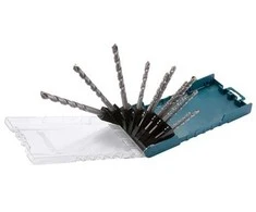 Makita D-77126 Grąžtų mūrui rinkinys 12 vnt (4x70mm - 5x85mm (2x) - 6x100mm (3x) - 8x110mm (3x) - 10x150 (2x) - 12x150mm)