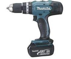 Smūginis suktuvas-gręžtuvas Makita DHP453RFE; 18 V; 2x3,0 Ah akum.