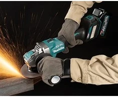 Makita GA041GZ Kampinis šlifuoklis XGT, 125MM, 0-8500RPM; bešepetėlinis variklis; elektrinis stabdys; AFT; AWS (be AWS lusto); reguliuojamas greitis 3,000 - 8,500RPM; X-LOCK; "Z" versija - komplektuojamas be akumuliatoriaus ir kroviklio