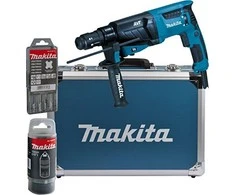 Makita HR2631FT13 kombinuotas grąžtas aliuminio korpuse