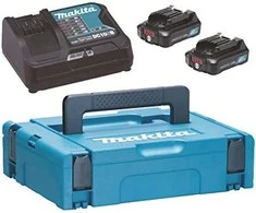 Makita Akumuliatorių ir kroviklio komplektas CXT® 197658-5 12Vmax • BL1021B x2 • DC10SB • CXT®
