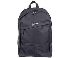 MANHATTAN Knappack Backpack, Lightweight, Top-Loading, For Nešiojamas kompiuteris Computers Up To 15.6″, Juodas, 439831
